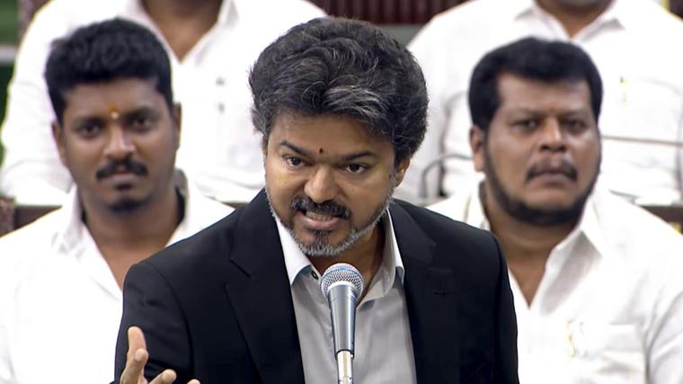 Tumultuous scenes in Tamil Nadu Assembly as CM Vijay attacks DMK invoking Sarkaria Commission, Veeranam scandal