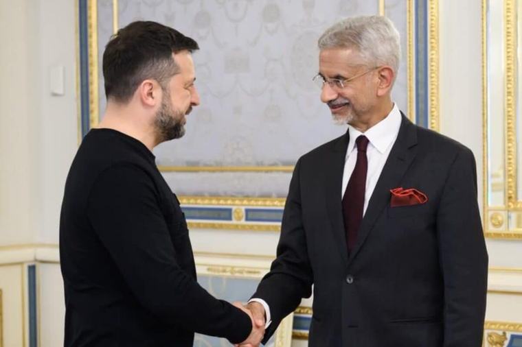 Ukraine's Zelenskyy Meets S Jaishankar In Kyiv, Appreciates India's Commitment To Peace Efforts