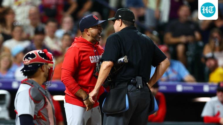 What did MLB tell umpire Doug Eddings over Rincon decision? Latest on cap controversy as Cardinals, Rockies protest