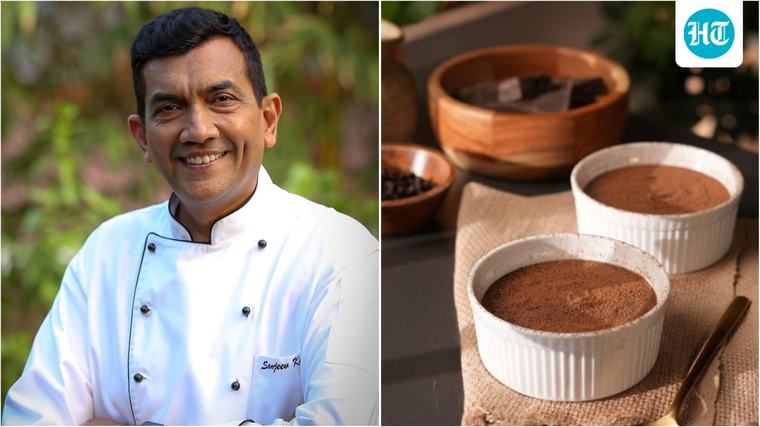 Chef Sanjeev Kapoor’s 4-ingredient chocolate mousse is the perfect quick dessert for sweet cravings; see recipe
