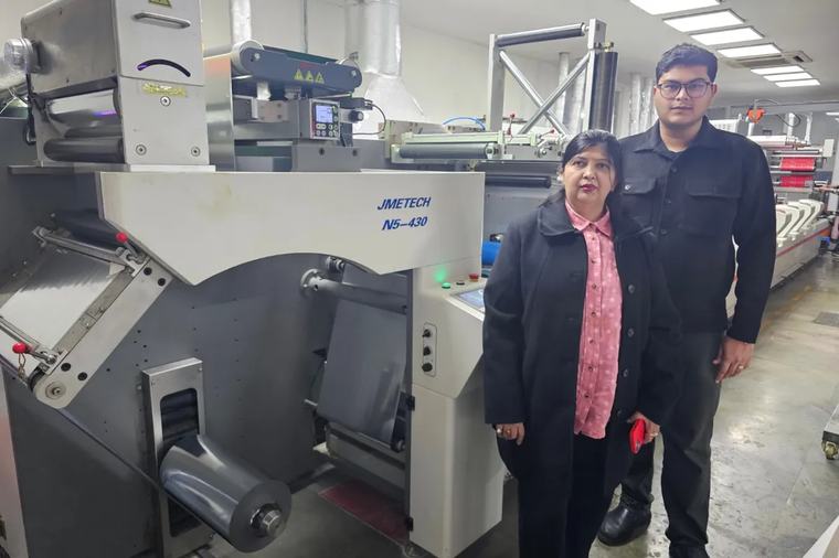 Jmetech N5-430 narrow-web flexo press