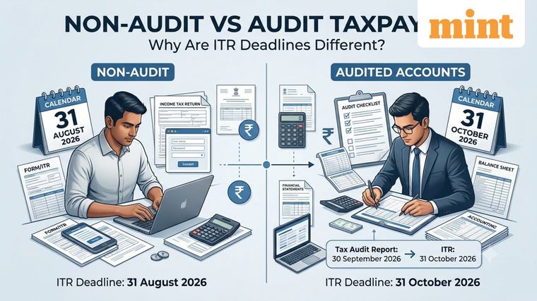 Who is a non-audit taxpayer and who isn't? Why they have different ITR deadlines for AY 2026-27