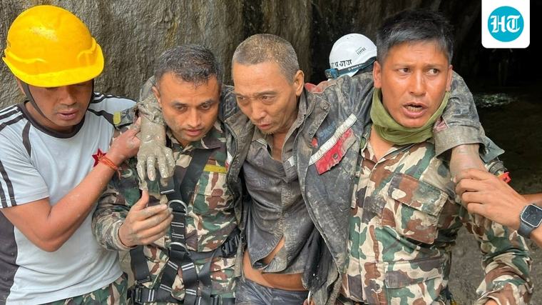 Chinese national rescued alive from hydropower tunnel after 10 days, Nepali army says