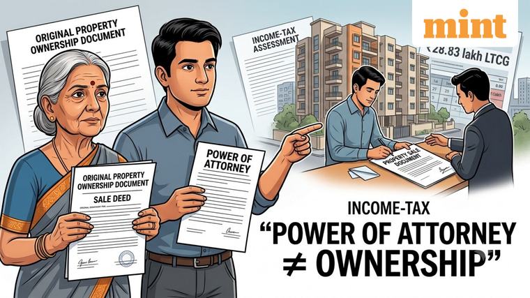 Power of attorney holder slapped with ₹29 lakh LTCG tax after property sale: ITAT decides who should pay