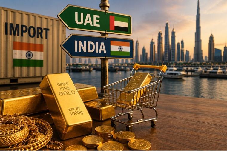 India’s Gold Imports Take Dubai Route: UAE Shipments Surge 175% As Others Fall