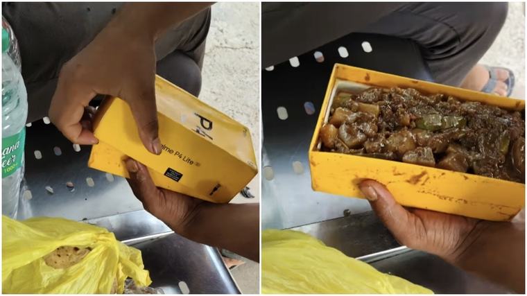 UP man's 'lunch box' is not what you would expect, watch how his friends react