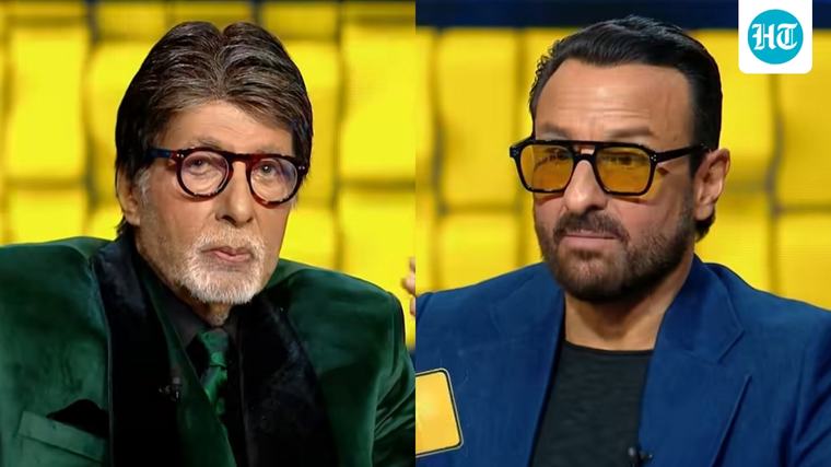 Saif Ali Khan is shocked as Amitabh Bachchan reveals how he's his ‘rishtedaar’ on KBC 18: 'Kareena will call me what?'