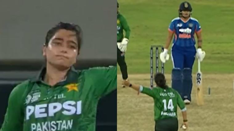 Pakistan captain Fatima Sana slammed for Shafali Verma sendoff against India