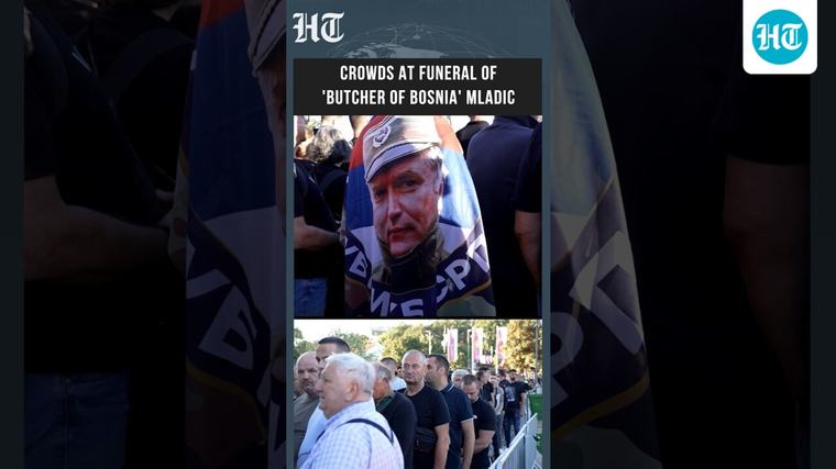 Funeral Of 'Butcher Of Bosnia': Crowds Gather For Last Rites Of War Criminal Ratko Mladic