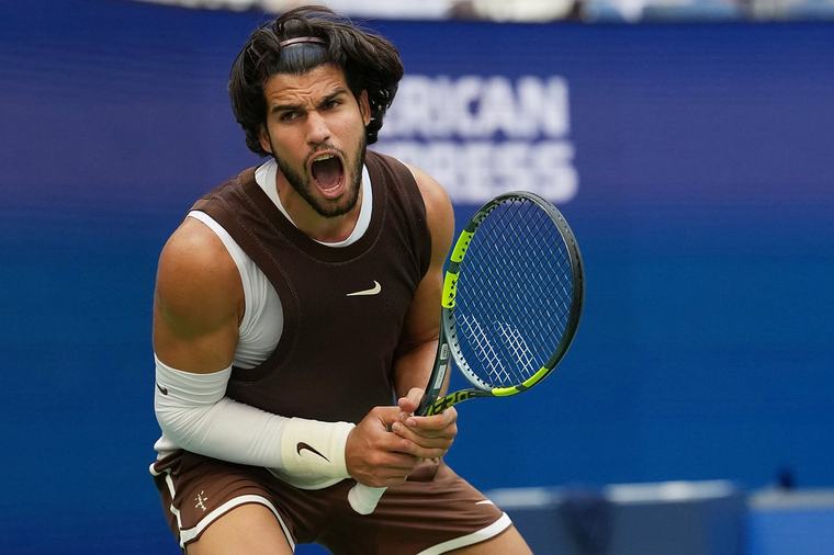 How Alcaraz's exposed chest became the talk of the US Open