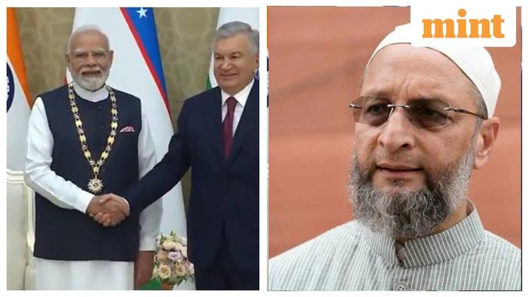 ‘Country from where Babur came’: Owaisi takes dig at BJP, RSS over Modi’s Uzbek honour