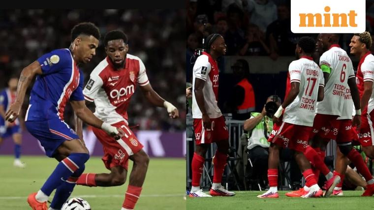 Ligue 1: PSG's winless run in new season continues as Monaco complete 2-1 comeback win at Parc des Princes
